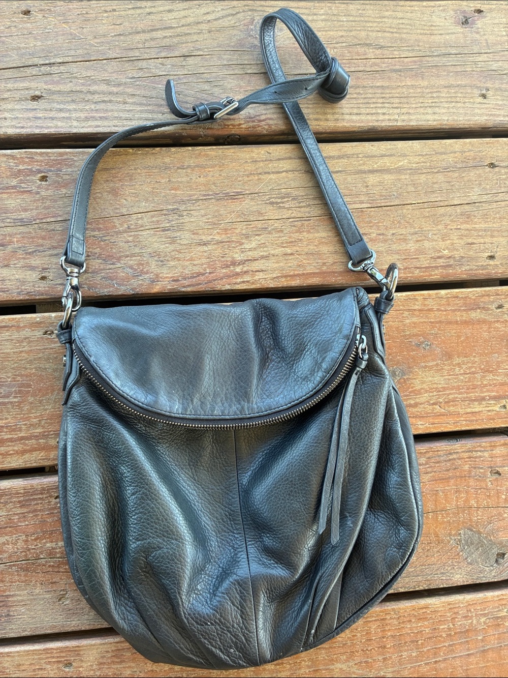 Margot Foldover Leather Crossbody